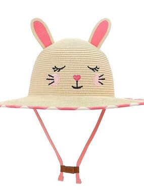 FlapJackKids straw lifeguard hat w/SPF 50+